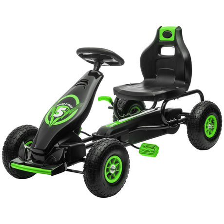 Kids Pedal Go Kart With Ergonomic Seat And Suspension - Omega Lifestyles