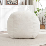 Faux Fur Comfy Bean Bag Chair With Back Support - Omega Lifestyles