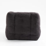 Velvet Memory Foam Bean Bag Chair With Ottoman - Omega Lifestyles