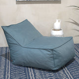 Water Resistant Foam Filled Teal Fabric Bean Bag Chair - Omega Lifestyles