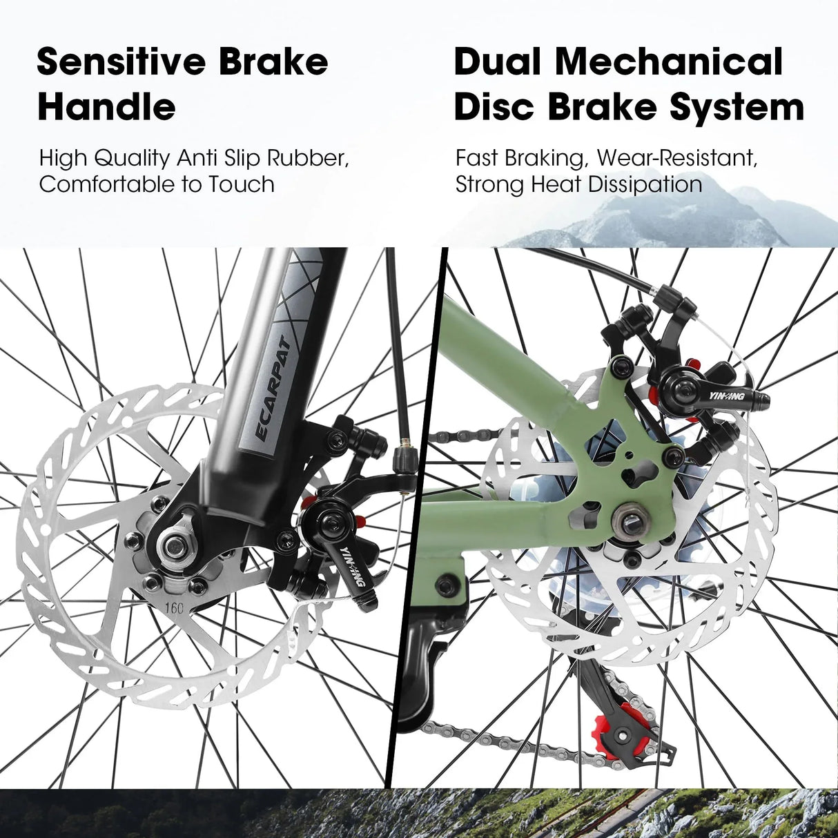 27.5-Inch Durable Carbon Steel Frame Mountain Bike - Omega Lifestyles