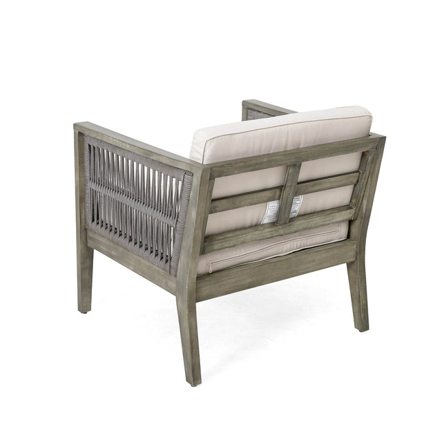 4-Piece Acacia Wood Outdoor Patio Furniture Set - Omega Lifestyles