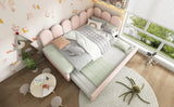Pink Velvet Twin Daybed With Pull-Out Trundle Bed - Omega Lifestyles