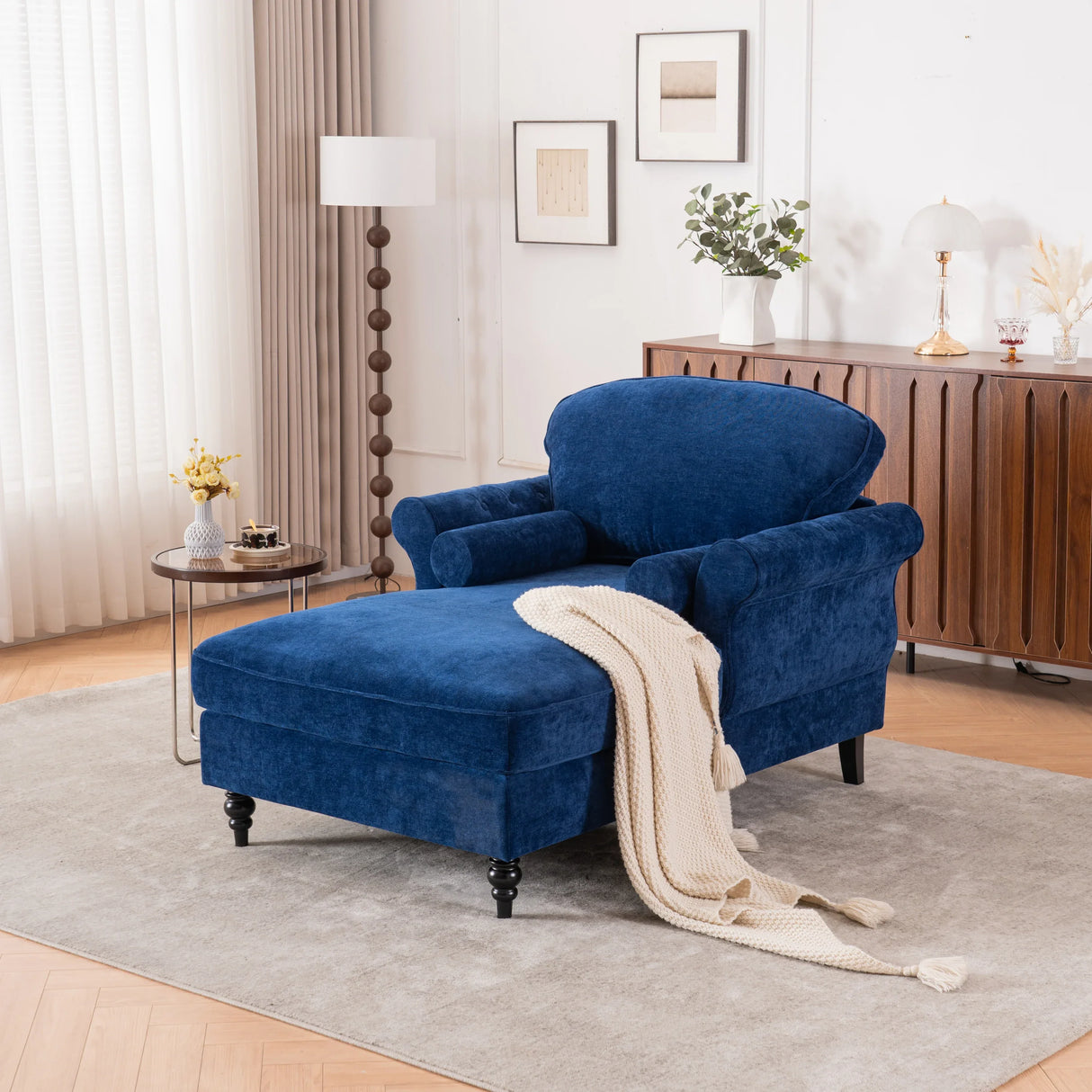 Chenille Recliner Sofa With Foam Pocket Springs - Omega Lifestyles