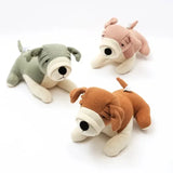 Plush Peach Cotton Polyester Stuffed Dog Toy - Omega Lifestyles