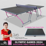 Foldable Portable 8x4 Ft Indoor Outdoor Table Tennis Table - Omega Lifestyles