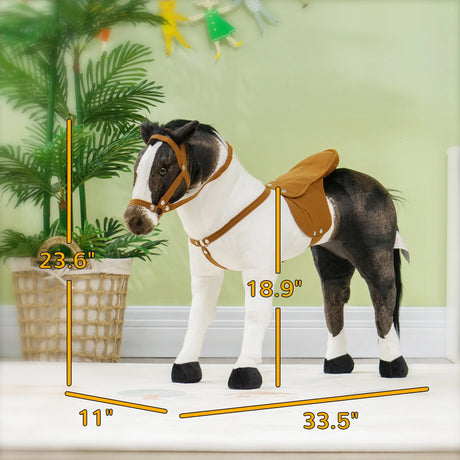 Ride-On Toddler Horse Toy With Neighing Sound - Omega Lifestyles