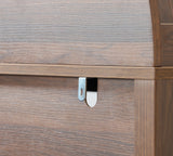 Walnut Retro Dome Storage Cabinet With Adjustable Shelves - Omega Lifestyles