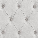 Mid-Century Linen Upholstered Tufted Twin Daybed With Trundle - Omega Lifestyles