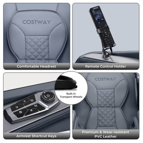 Relaxation 29-Full Body Massage Chair with Waist Heating & Airbag Massage