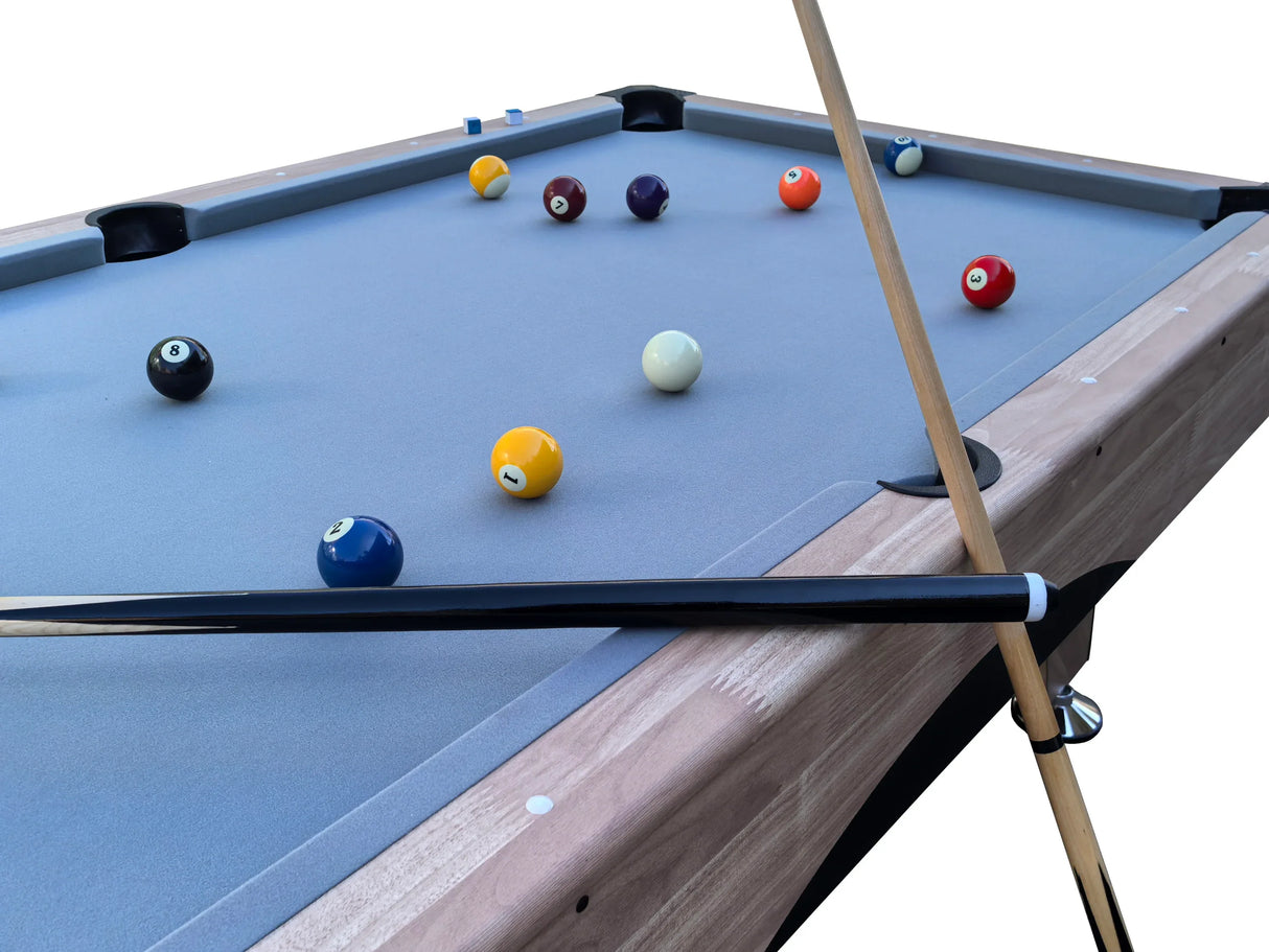 7-Ft Foldable Wood MDF Pool Table Billiards Gaming Table - Omega Lifestyles