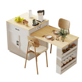 Extendable Kitchen Island With Dining Table Storage - Omega Lifestyles