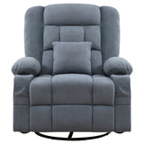 3D Kneading Heated Rocker Recliner Chair With USB Port - Omega Lifestyles