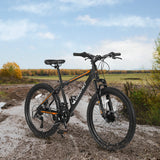 26-Inch Steel Frame Mountain Bike With Shimano 21-Speed - Omega Lifestyles