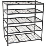 Heavy-Duty Adjustable Steel 5-Tier Storage Shelving Unit - Omega Lifestyles