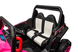Four-Wheel Drive Pink Leather Seat Ride-On Car - Omega Lifestyles