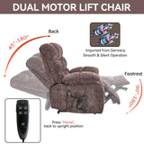 Medium-Firm Power Lift Recliner Chair With Heat Massage - Omega Lifestyles