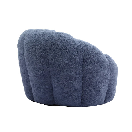Plush Teddy Foam Bean Bag Chair With Armrests - Omega Lifestyles