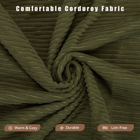 Modular Folding Corduroy Convertible Sofa Bed - Omega Lifestyles