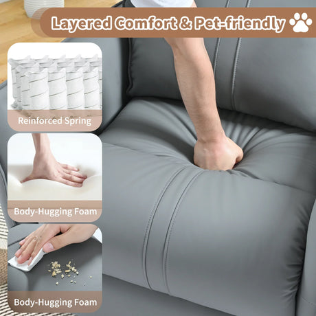 360° Swivel Recliner Chair With Rocking And Reclining - Omega Lifestyles