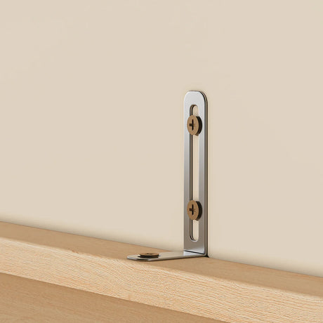 Modern Fluted Walnut Pantry Cabinet With Shelves - Omega Lifestyles