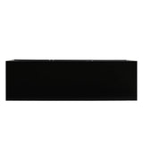 Modern Black Particle Board MDF TV Stand Cabinet - Omega Lifestyles