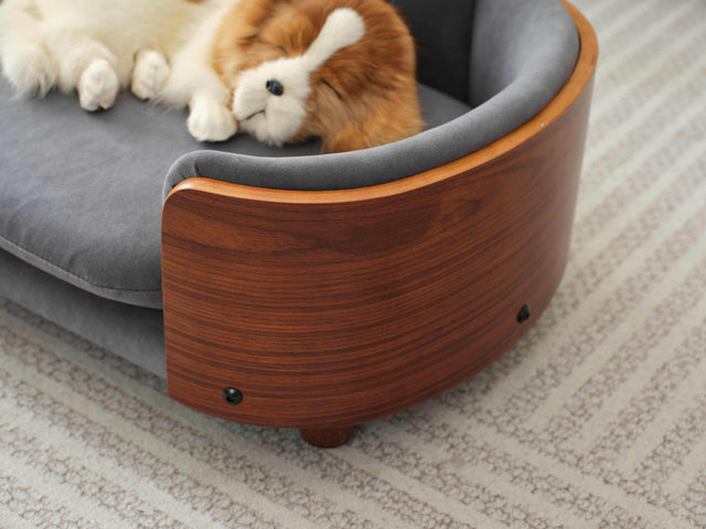 Orthopedic Scandinavian Solid Wood Elevated Dog Bed - Omega Lifestyles