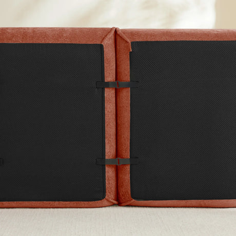 Modular Velvet Boneless 4-Seat L Shape Sectional Sofa - Omega Lifestyles