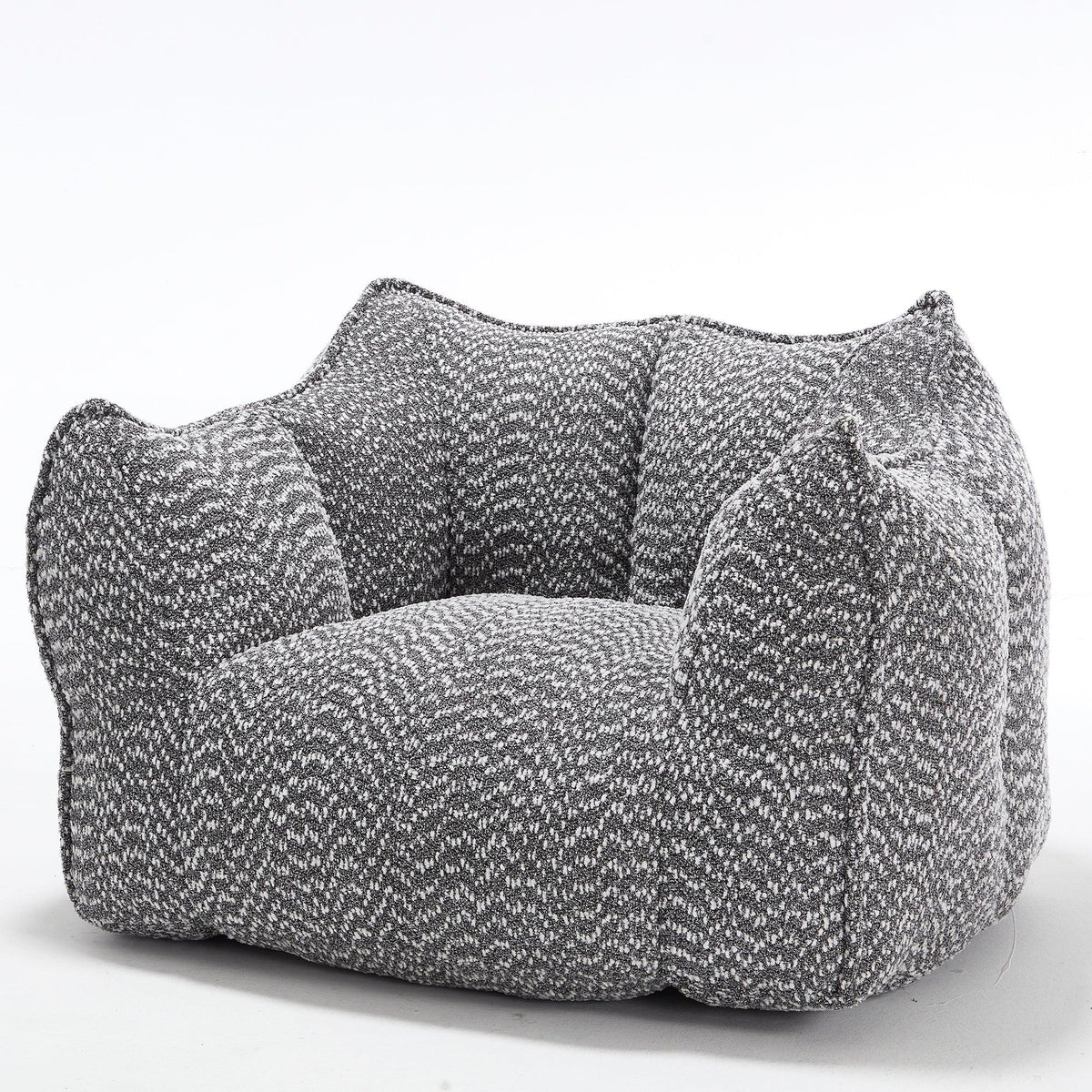 Chenille Bean Bag Chair With Resilient Foam - Omega Lifestyles