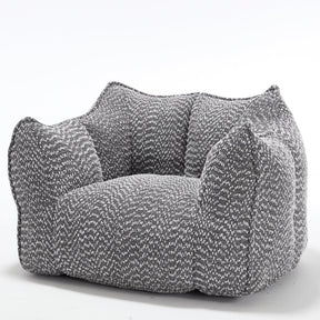 Chenille Bean Bag Chair With Resilient Foam - Omega Lifestyles