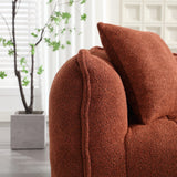 Cozy Chenille Bean Bag Chair With Foam Core - Omega Lifestyles