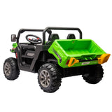 24V Two-Seater Remote Control Ride On Dump Truck - Omega Lifestyles