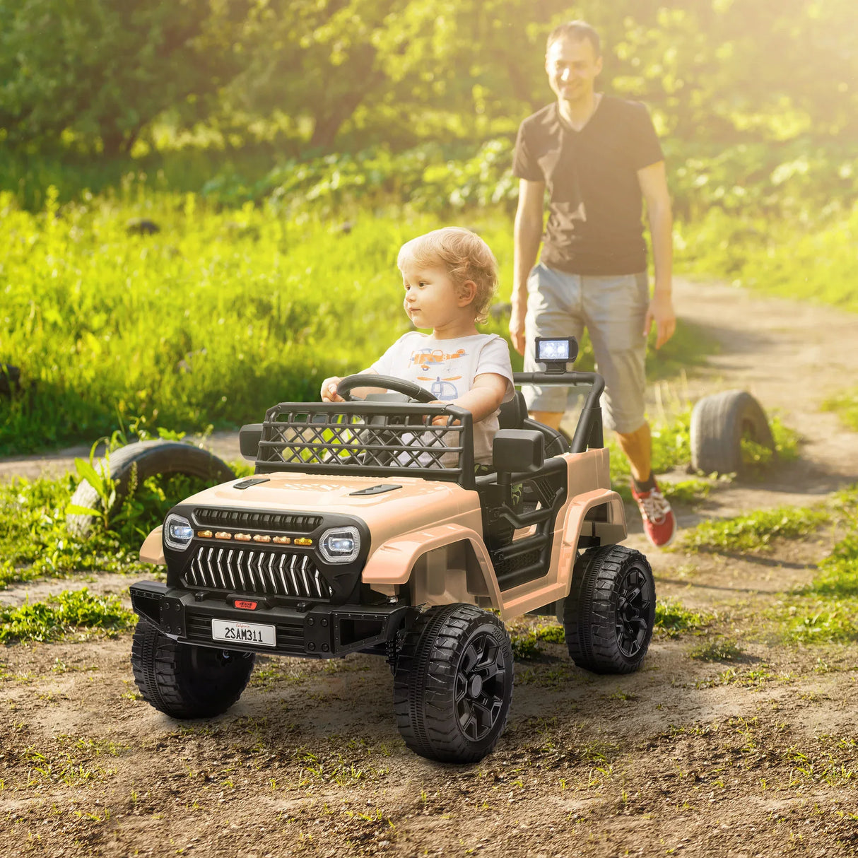 12V Dual Motor Kids Ride On Car With Remote Control - Omega Lifestyles