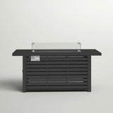 Steel Propane Outdoor Fire Pit Table With Lid
