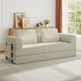Convertible Foldable Corduroy Sofa Bed With Mattress - Omega Lifestyles