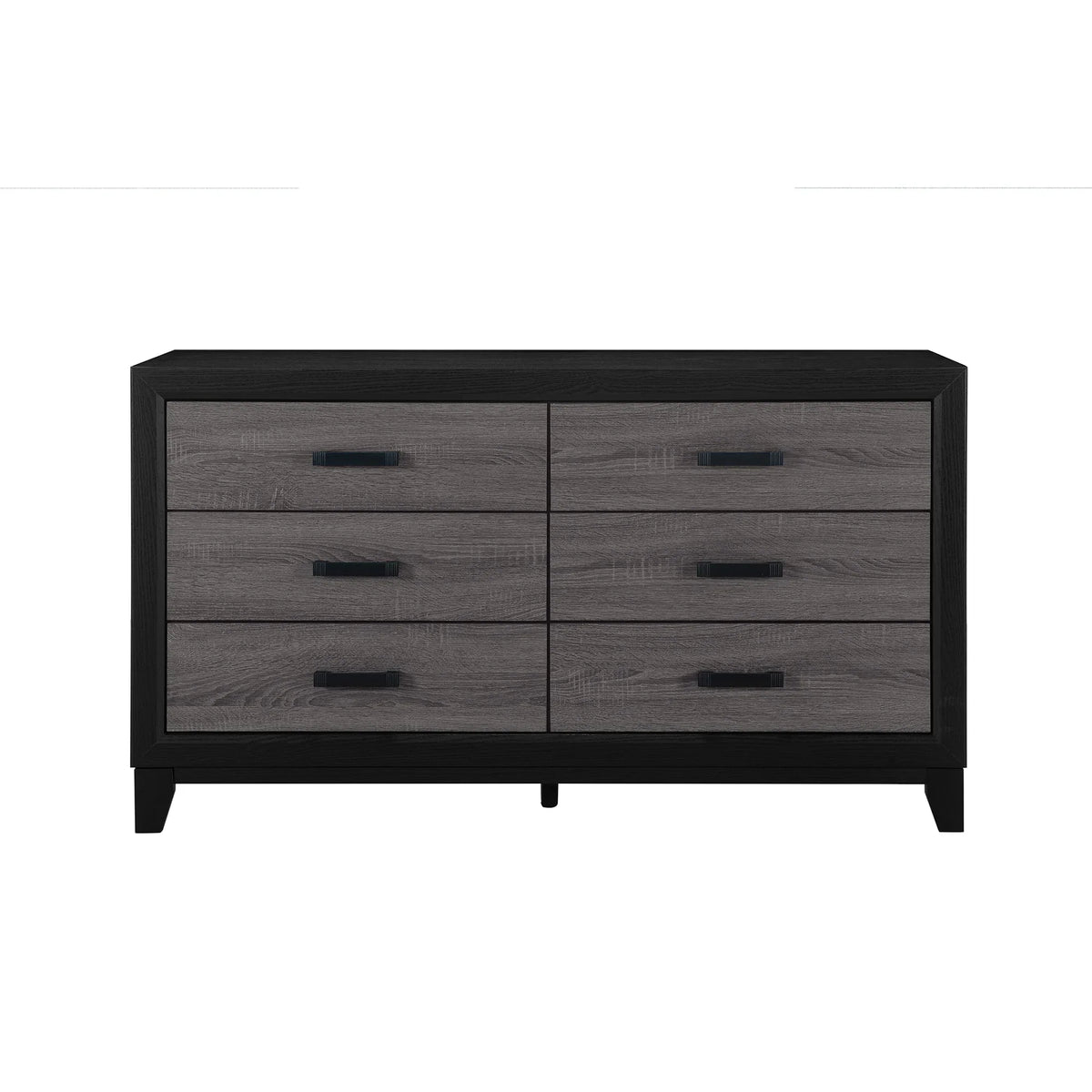 Modern Urban Farmhouse 6-Drawer Solid Wood Dresser - Omega Lifestyles