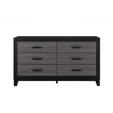 Modern Urban Farmhouse 6-Drawer Solid Wood Dresser - Omega Lifestyles