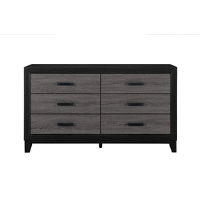 Modern Urban Farmhouse 6-Drawer Solid Wood Dresser - Omega Lifestyles