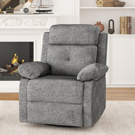 Small Swivel Rocker Recliner Chair For Small Spaces - Omega Lifestyles