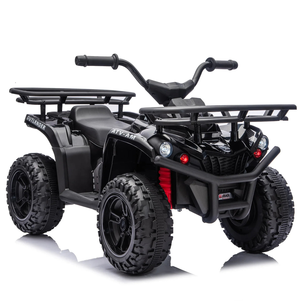 24V High-Power Kids Ride-On ATV With Storage Racks - Omega Lifestyles