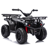 24V High-Power Kids Ride-On ATV With Storage Racks - Omega Lifestyles