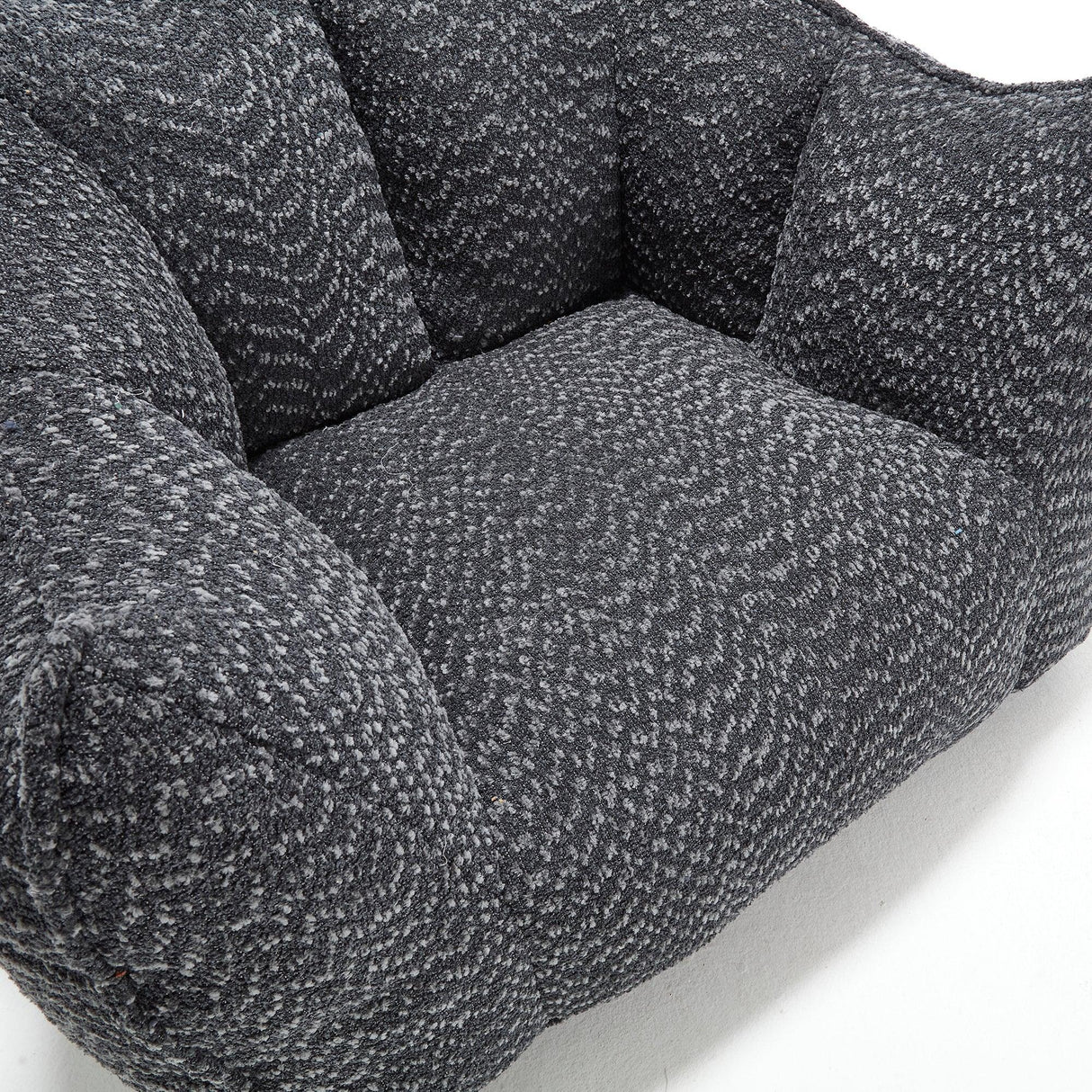 Chenille Foam Bean Bag Chair For Adults - Omega Lifestyles