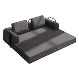 Convertible Corduroy Foldable Sofa Bed With Mattress - Omega Lifestyles