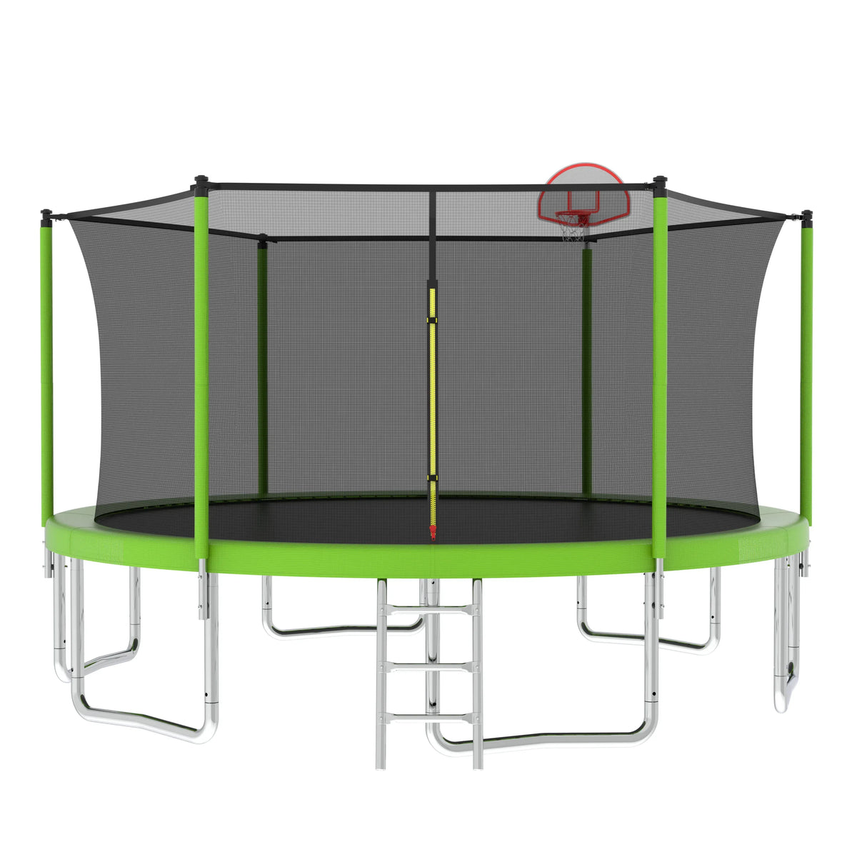 14-Inch Kids Outdoor Safety Enclosure Trampoline - Omega Lifestyles
