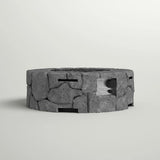 Fiber Reinforced Concrete Modern Outdoor 28-Inch Fire Pit