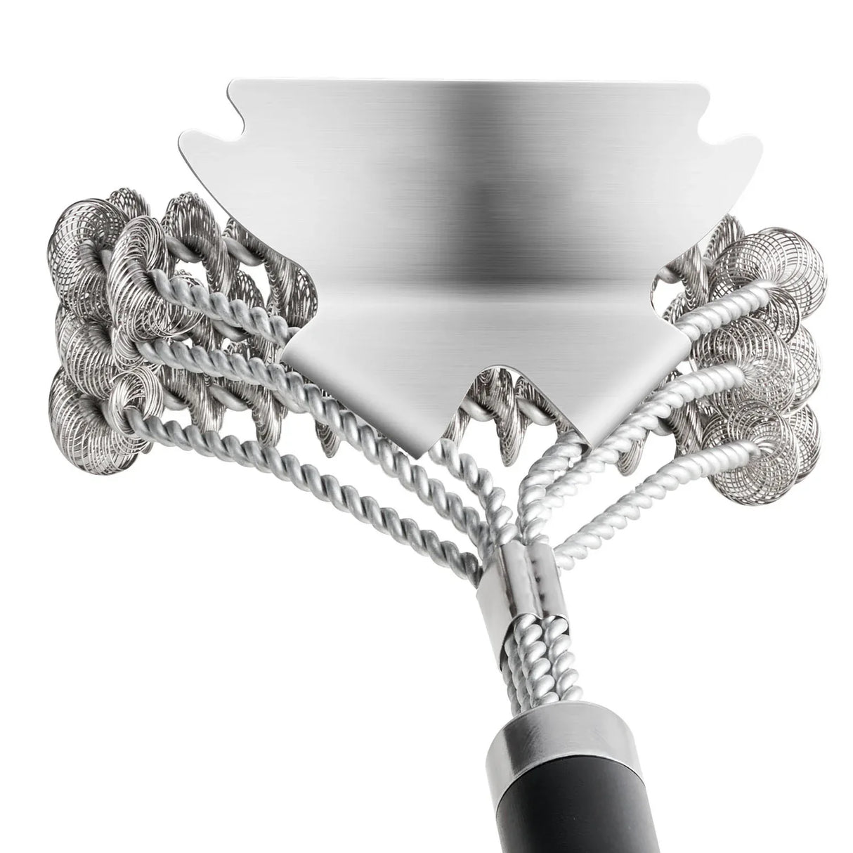 Stainless Steel Heavy-Duty BBQ Grill Brush And Scraper - Omega Lifestyles