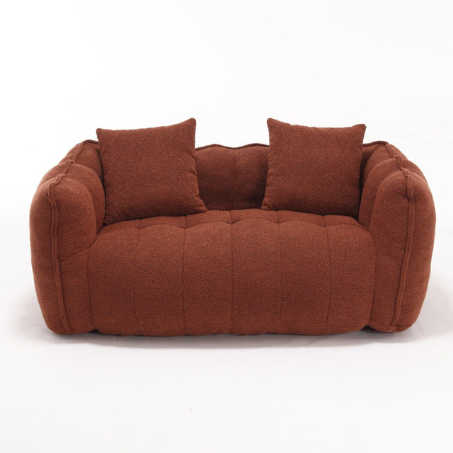 Cozy Chenille Bean Bag Chair With Foam Core - Omega Lifestyles