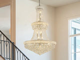 32-Inch French Empire Crystal Chandelier With 27 LED Lights - Omega Lifestyles
