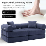Modular Folding Convertible Corduroy Sofa Bed - Omega Lifestyles