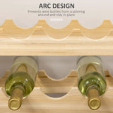 Natural Wood 72-Bottle Stackable Wine Rack Organizer - Omega Lifestyles